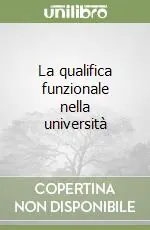 Promozione La qualifica funzionale nella università