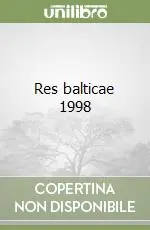Res balticae 1998 Occasione Imperdibile