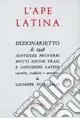 Ultime Pezzi L‘ape latina