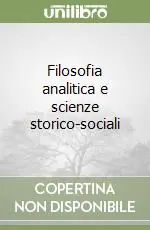 Spedizione Espresso Filosofia analitica e scienze storico-sociali