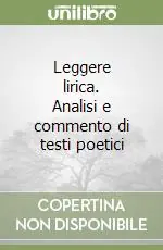 Leggere lirica. Analisi e commento di testi poetici Ultima Occasione