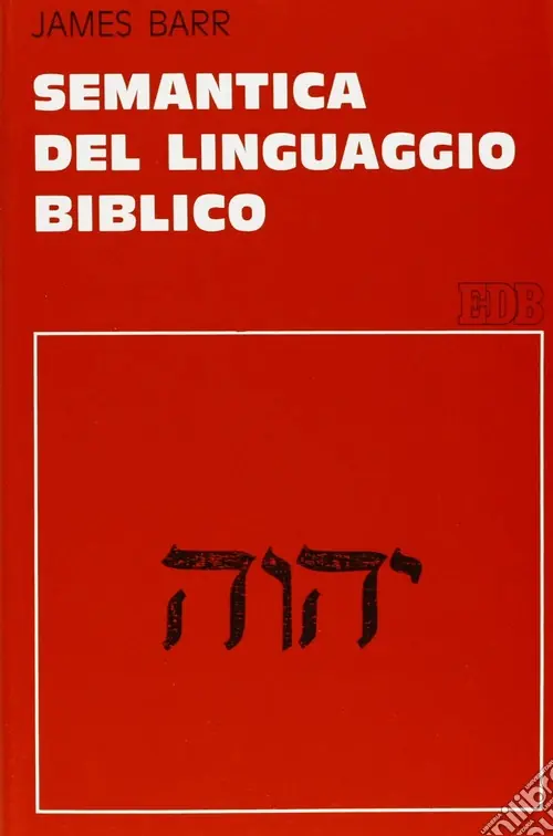 Semantica del linguaggio biblico Nuovo Arrivo