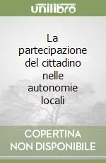 La partecipazione del cittadino nelle autonomie locali Promo Stagionale