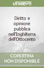 Di Tendenza Diritto e opinione pubblica nell‘Inghilterra dell‘Ottocento