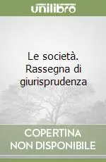 Sconto Le società. Rassegna di giurisprudenza