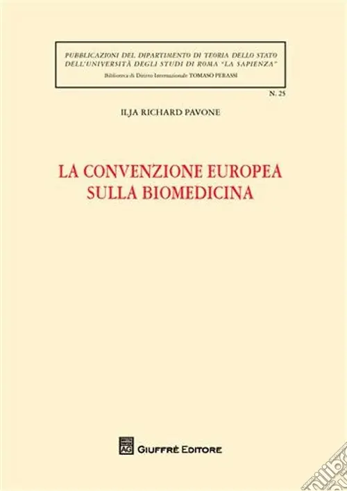 La convenzione europea sulla biomedicina Professionale
