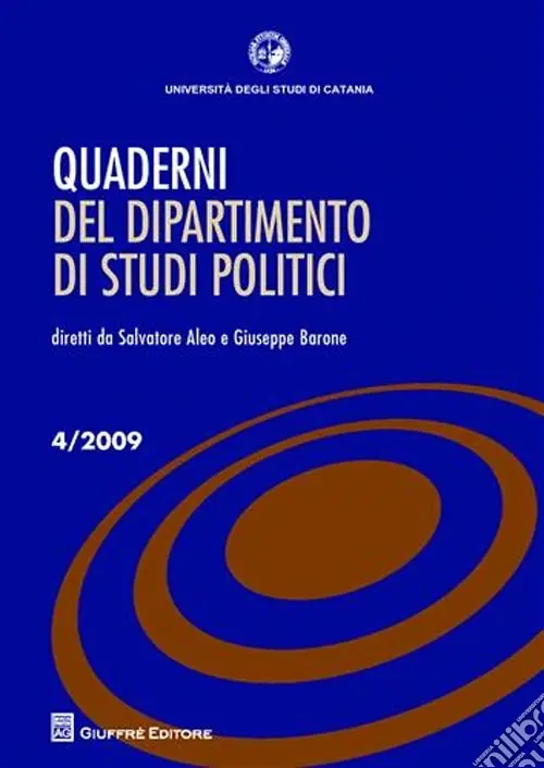 Quaderni del dipartimento di studi politici (2009). Vol. 4 Compra Oggi Stesso
