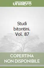 Studi bitontini. Vol. 87 Di Tendenza