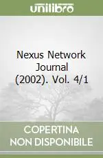 Compra Adesso Nexus Network Journal (2002). Vol. 4/1