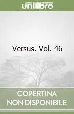 Versus. Vol. 46 Promo Stagionale