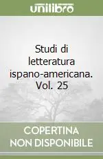 Studi di letteratura ispano-americana. Vol. 25 Offerta Del Giorno