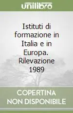 Compra Online Istituti di formazione in Italia e in Europa. Rilevazione 1989