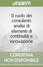 Sconto Il ruolo dei consulenti analisi di elementi di continuità e innovazione