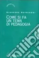 Come si fa un tema di pedagogia Prezzo Di Fabbrica
