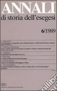 Annali di storia dell‘esegesi. Atti del VI seminario di ricerca su Studi della letteratura esegetica cristiana e giudaica antica (Acireale, 12-14 ottobre 1988). Vol. 6 1989 Occasione Imperdibile