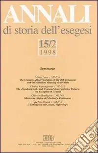 Prezzo Basso Annali di storia dell‘esegesi. Vol. 15/2 1998