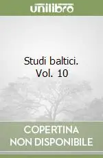 Offerta Studi baltici. Vol. 10