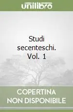 Prezzo Di Fabbrica Studi secenteschi. Vol. 1
