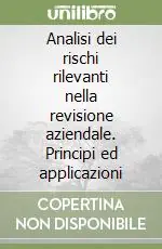 Sconto Analisi dei rischi rilevanti nella revisione aziendale. Principi ed applicazioni