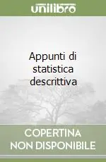 Promo Stagionale Appunti di statistica descrittiva