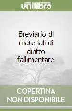 Prezzo Basso Breviario di materiali di diritto fallimentare
