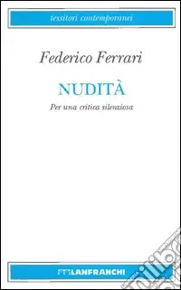 Direttamente Dal Produttore Nudità. Per una critica silenziosa