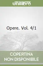 Compra Online Opere. Vol. 4/1