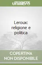 Leroux religione e politica Economico