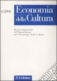 Economia della cultura (2008). Vol. 4 Saldi