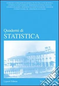 Quaderni di statistica (2008). Vol. 10 Offerta Lampo
