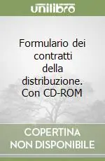 Nuovo Arrivo Formulario dei contratti della distribuzione. Con CD-ROM