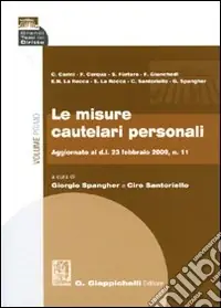 Le misure cautelari personali. Vol. 1 Miglior Prezzo