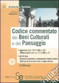 Codice commentato dei beni culturali e del paesaggio. Con CD-ROM Solo Oggi
