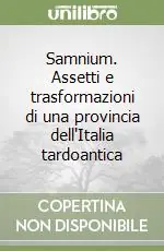 Samnium. Assetti e trasformazioni di una provincia dell‘Italia tardoantica Affare