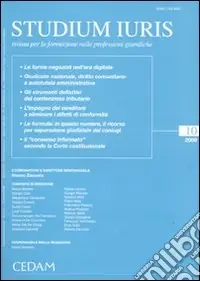 Studium iuris. Rivista per la formazione nelle professioni giuridiche (2009). Vol. 10 Must-Have