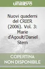 Miglior Prezzo Nuovi quaderni del CRIER (2006). Vol. 3 Marie d‘Agoult/Daniel Stern