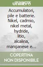Accumulatori, pile e batterie. Nikel, cadmio, nikel metal, hydride, litio, alcalina, manganese e piombo ermetico Promo Stagionale