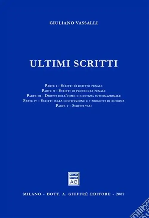 Ultimi scritti Occasione