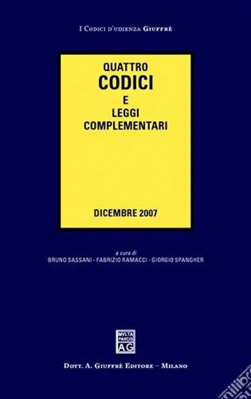 Compra Adesso Quattro codici e leggi complementari