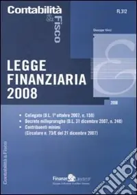 Legge Finanziaria 2008 Più Venduto