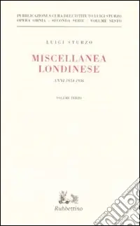 Più Venduto Miscellanea londinese (1934-1936). Vol. 3