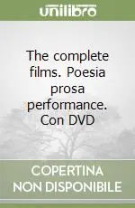 Compra Adesso The complete films. Poesia prosa performance. Con DVD