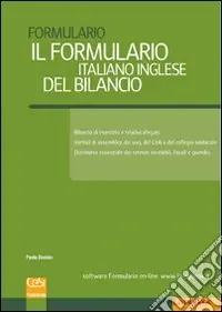 Il formulario italiano inglese del bilancio. Ediz. bilingue Offerta Limitata