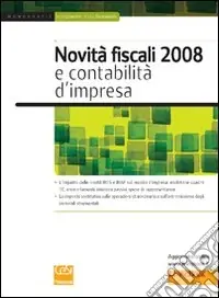 Promo Stagionale Novità fiscali 2008 e contabilità d‘impresa