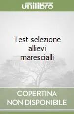 Test selezione allievi marescialli Prezzo Scontato