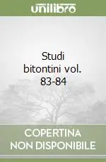 Super Prezzo Studi bitontini vol. 83-84