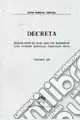 Decreta. Selecta inter ea quae anno 1995 prodierunt cura eiusdem Apostolici Tribunalis edita. Vol. 13 Promozione Esclusiva