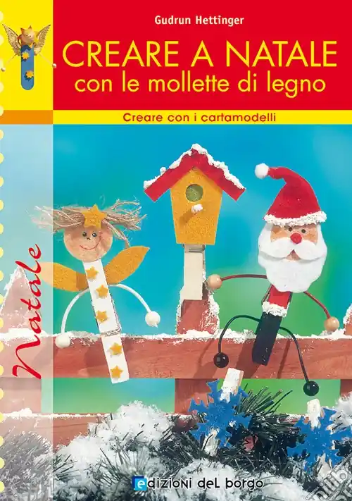 Creare a Natale con le mollette di legno Nuovo Arrivo