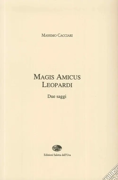 Miglior Prezzo Magis amicus Leopardi