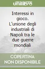 Solo Oggi Interessi in gioco. L‘unione degli industriali di Napoli tra le due guerre mondiali
